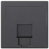 Plaque voix et données plate cg 1c amp / br / sy / kr / be graphite SIMON 50000085-038