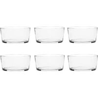 Coffret de 6 verres à eau en verre empilables, modèle Bodega 24cl