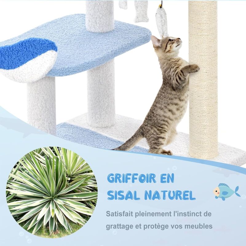 Corde en sisal pour arbre à Chat, Corda Naturale Tiragraffi Sisal