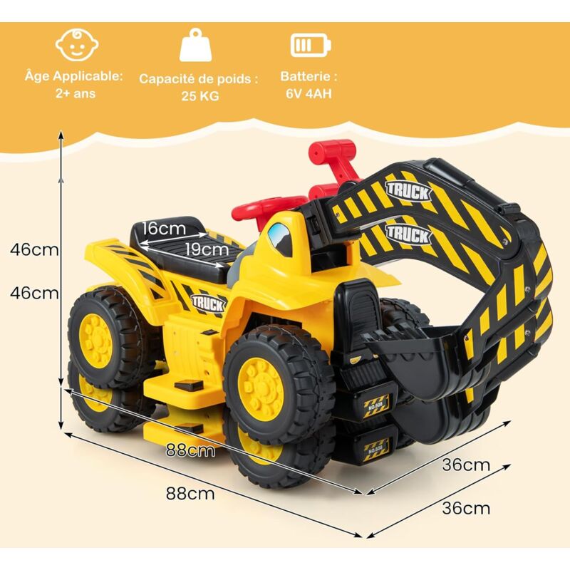 GOPLUS Porteur Scooter Électrique Enfant,Moteur d'Incendie avec Jet de Bulle,Effets Sonores/Lumineux,Charge 20kg,Enfant 18-36 Mois - Jeux - Jouets GOPLUS Porteur Scooter Électrique Enfant,Moteur d'Incendie avec Jet de Bulle,Effets Sonores/Lumineux,Charge 20kg,Enfant 18-36 Mois - Jeux - Jouets