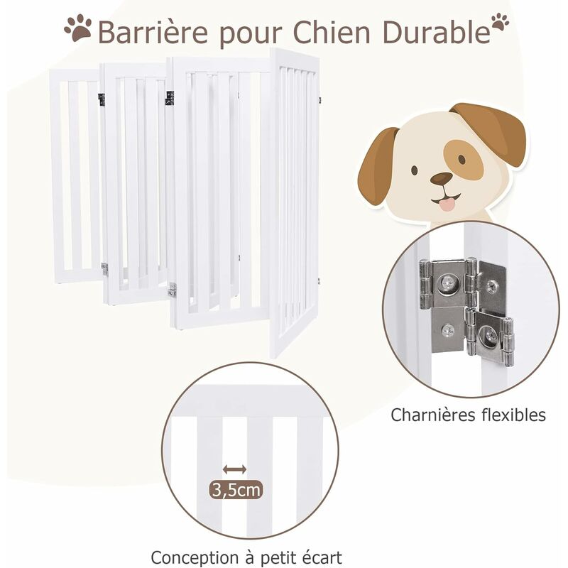 GOPLUS Barriere de Securite Enfant Bebe Animal, Grill de