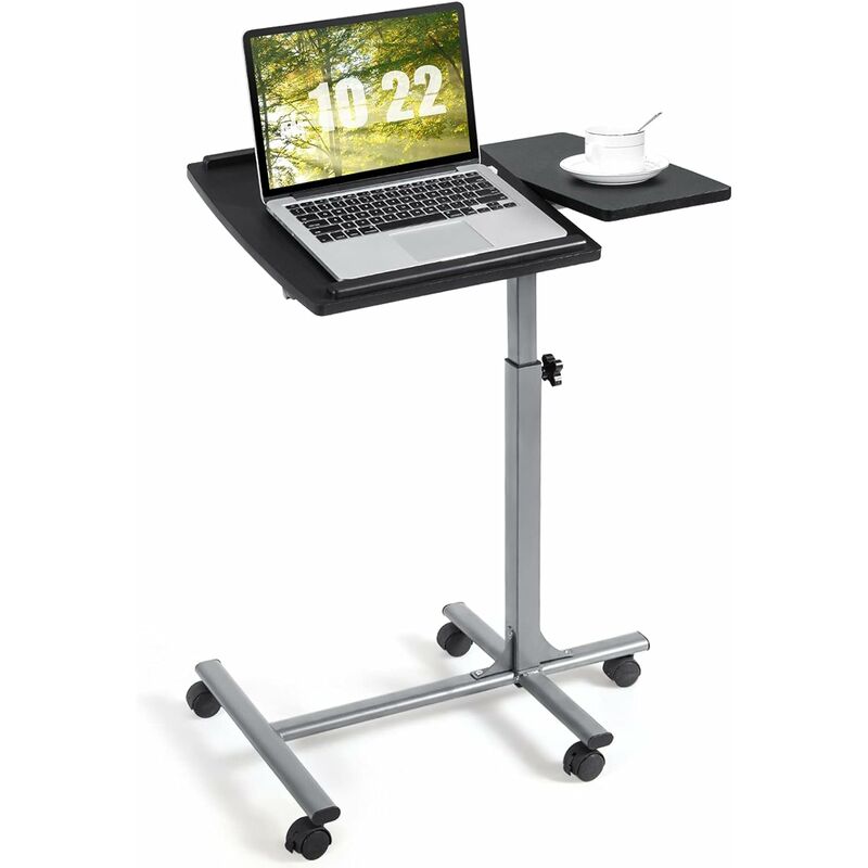 Aqrau Support pour Ordinateur Portable Multifonction Pliable et réglable,  Table d'ordinateur en forme de Z