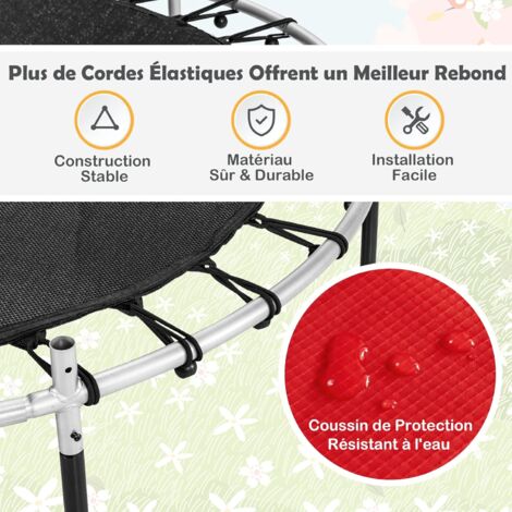 Trampolin Enfant,Trampoline D'intérieur Et D'extérieur,Trampoline De Jardin Pour Enfants,50kg