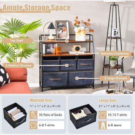 Commode Tiroirs Tissu Pas Cher - Meilleures Ofes Neuf Et Occasion