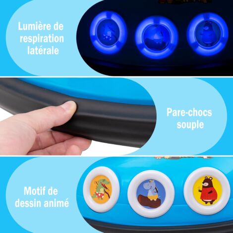 GOPLUS Voiture Auto-Tamponneuse Électrique pour Enfants avec Télécommande,Auto Tournante avec Pare-chocs,Lampes à LED,Rouge GOPLUS Voiture Auto-Tamponneuse Électrique pour Enfants avec Télécommande,Auto Tournante avec Pare-chocs,Lampes à LED,Rouge