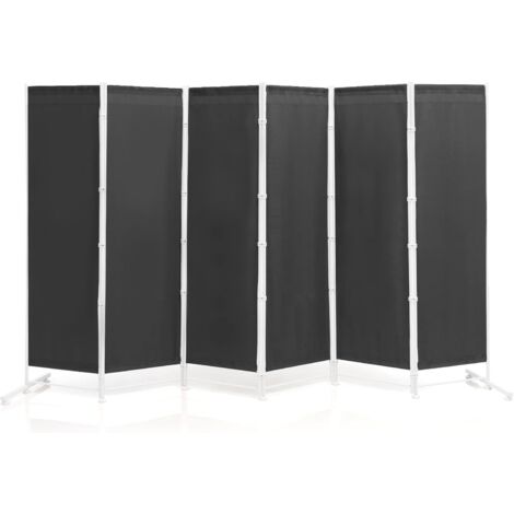 Paravent 4 Panneaux GOPLUS 220x170 Cm - Séparateur De Pièce En Tissu Polyester, Couleur Beige