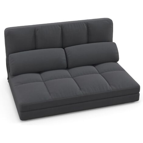 GOPLUS Canapé-Lit Convertible-Dossier Réglable 6 Positions