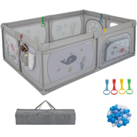 Helweet Anneau Parc Bebe, Anneau de Lit Bébé, Poignées de Parc pour Bébé, Anneau de Traction pour Parc Bebe, Aidez Les Bébés à Apprendre à Marcher et à Développer La Force des