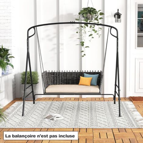 SELEWARE Support Balançoire Robuste 1800 LB - Crochet Rotatif 360° Pour Hamac Yoga