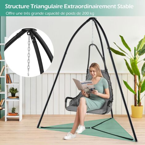 Supporto Per Telaio Bici EUFAB 40cm - Regolabile Per Tubi Da 3 A 10cm - Nero/Argento