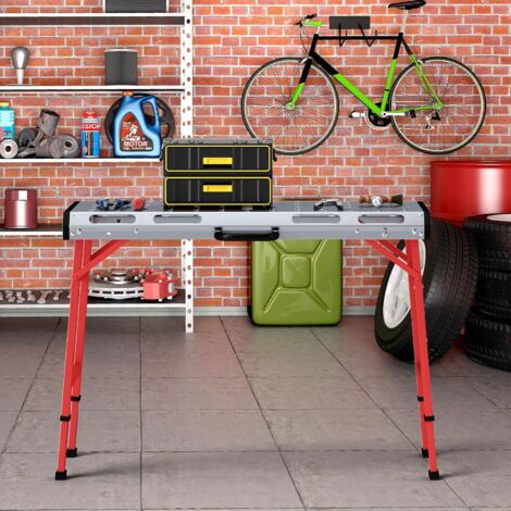 Établi Pliant Keter – Table De Travail Noire Avec Serre-joints, Neuf