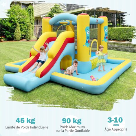 Test du château gonflable GOPLUS : amusement de Noël assuré