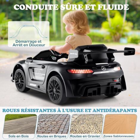 Voiture électrique Jaguar 12V Pour Enfant – Télécommande 2,4G, 3-5 Km/h, 1 Place, 25 Kg