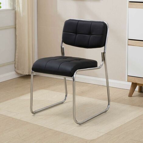 Tapis de chaise de bureau pour protection de sol en bois, tapis de chaise à  roulettes, tapis de sol rond, tapis de sol antidérapant, protège