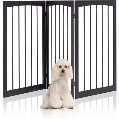 Relaxdays Barrière de sécurité extensible jusqu'à 118 cm, chiens