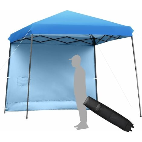 tillvex Tonnelle de Jardin 3 x 3 m Pliable | Tente Pliante à Hauteur  réglable | Auvent pour Camping, Festival, Plage | Protection UV 50+ |  Chapiteau