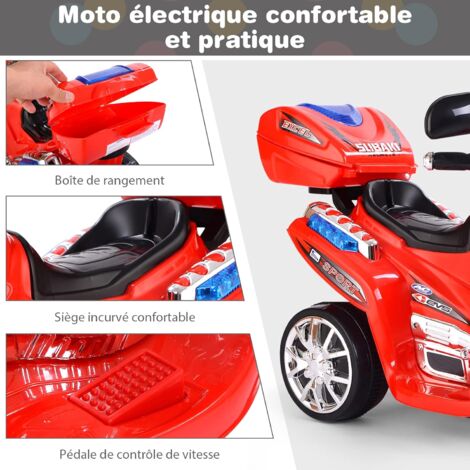 Moto électrique 3 Roues Feber Planet - Enfant 1-3 Ans - 6V 2km/h - Multicolore - 20kg Max