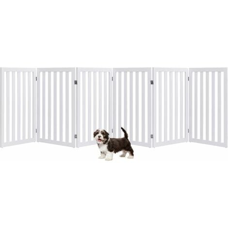 Barrières pour chiens, Porte de porte pour chien portable Pliable Portail  d'escalier Portail barrière pour chiens de compagnie Chats 180 * 75cm