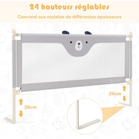 GOPLUS Portique d'Eveil Bebe Pliable en Bois, avec 3 Anneaux de