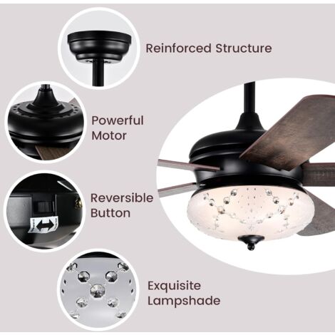 Ventilateur Indutriel à Roulettes avec 3 Vitesses, Bouton d’Ajustement
