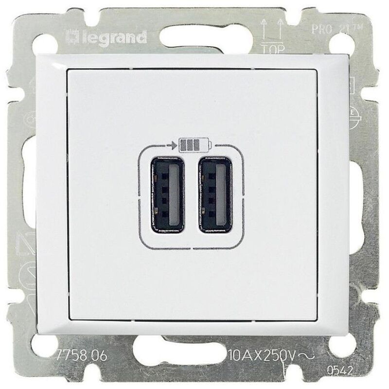 Legrand Valena – Presa Elettrica Bianca, Modulo Da Incasso, Facile Da Installare, 1 Pezzo