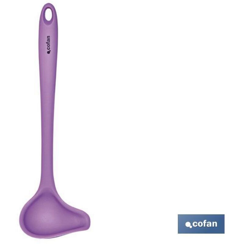 Cofan Frusta Da Cucina In Polipropilene E Silicone – Modello Vergini – Manico Viola E Fruste Multicolori – Lunghezza 25 Cm – Lavabile In Lavastoviglie