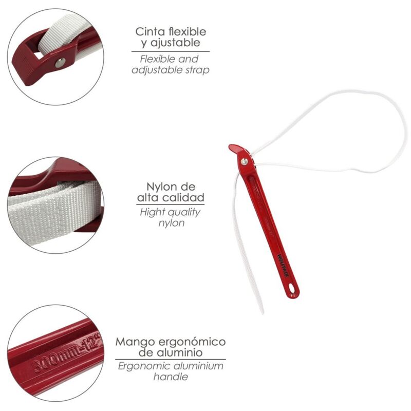 PATIKIL Portachiavi Da Cintura In Nylon - Confezione 4 Pezzi, Catena Con Fibbia E Moschettone Per Esterni, Campeggio, Sicurezza, Nero
