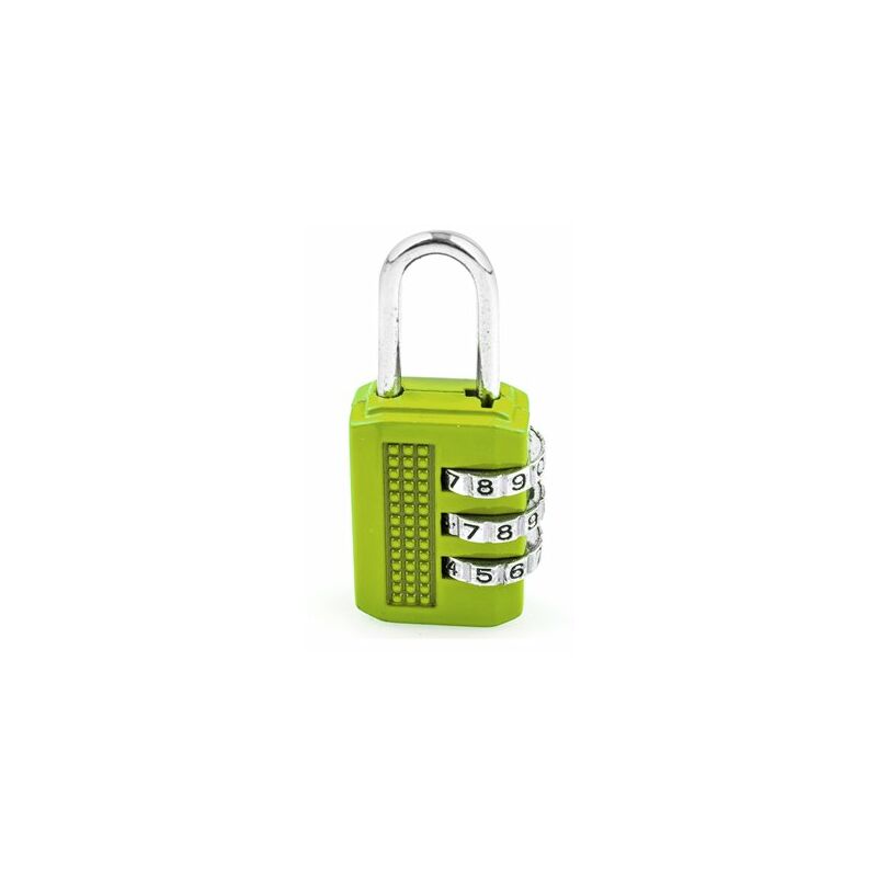 Lucchetto a combinazione Handlock 3 cifre 25mm a/n verde