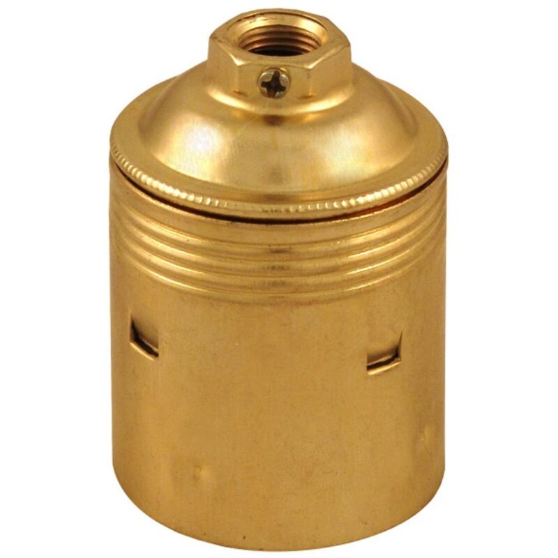 CALEX Creations - Portalampada serie Bell, attacco E27, lampada a pendolo, in bronzo opaco