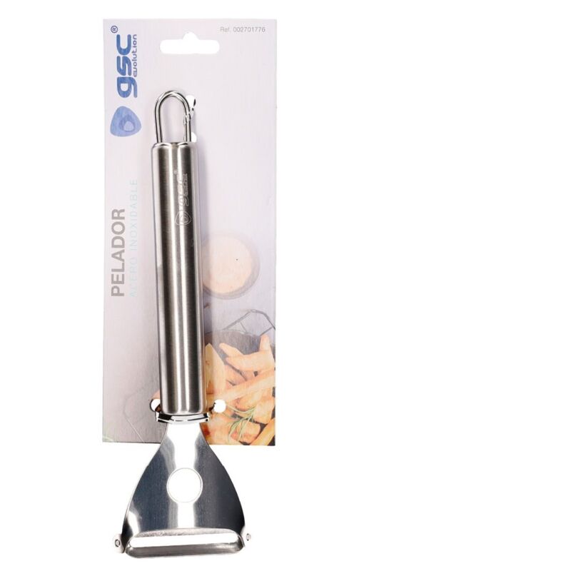 Misen Pelapatate A Y In Acciaio Inox E Silicone – Pelapatate Per Patate, Verdura E Frutta, Lavabile In Lavastoviglie, Colore Grigio
