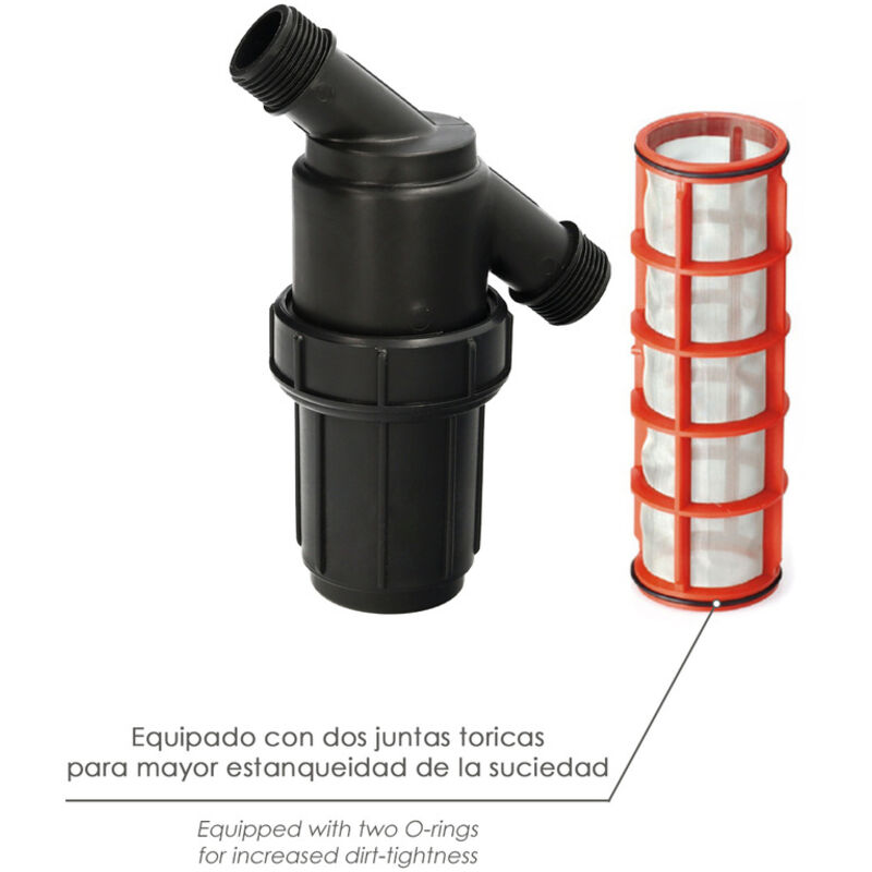 FILTRO ACQUA FILTRO ingresso per tubi da giardino lavatrice intero EUR