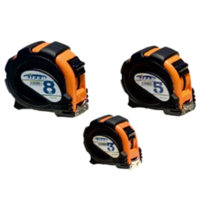 Set 2 Metro A Nastro 5m Professionale - Con Guscio In Gomma Antishock E Unit&agrave; Metriche/Imperial