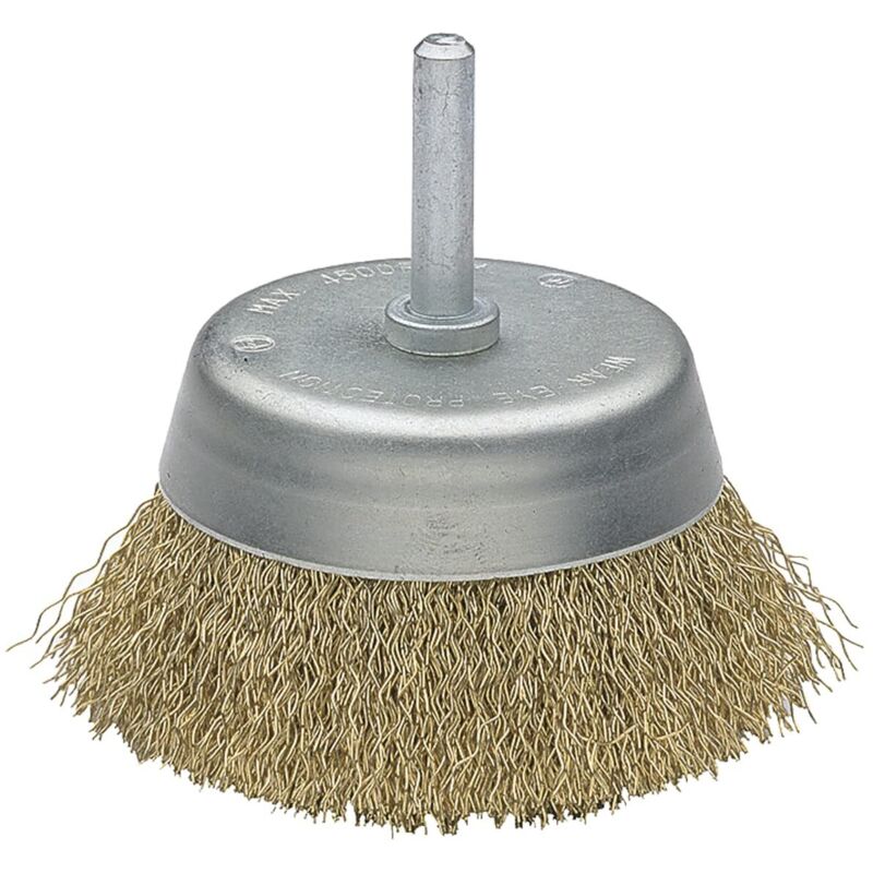 Spazzola A Tazza Con Fili Nylon Silverline 75 Mm - Grana Grossa, Per Metallio E Legno, Filettatura M14 - Foto 12