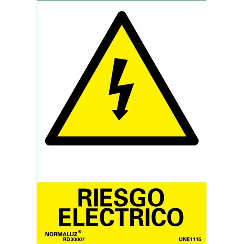 Normaluz RD11130 Segnale Luminoso Uscita Destra - 32x16 Cm, PVC 0,7 Mm, Classe B, Verde