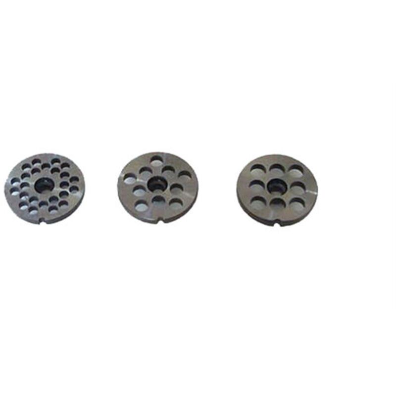 Wolfcut Set di dischi per tritacarne Longlife in acciaio inox con 4