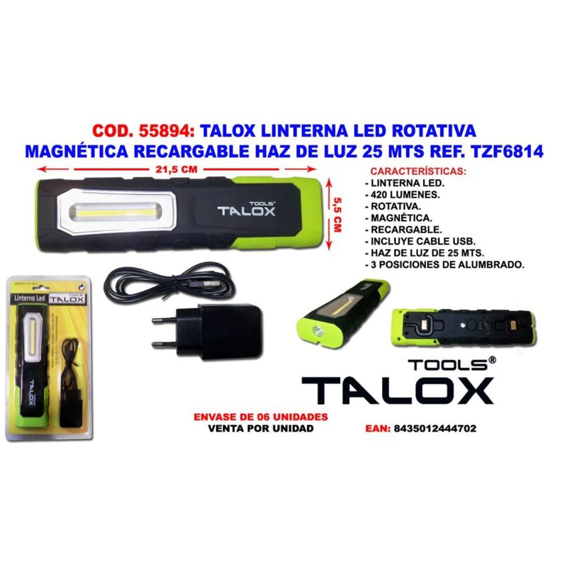 INTERHOME Torcia Magnetica - Flessibile