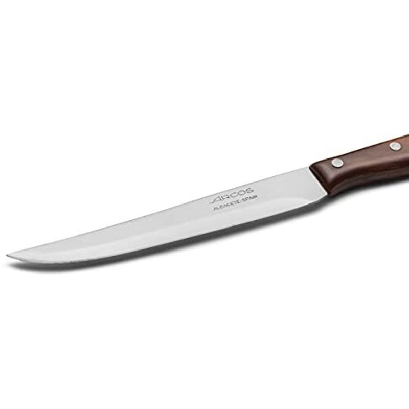 Coltello Da Verdure Arcos Serie Latina – Lama In Acciaio Inox NITRUM 105 Mm, Manico In Legno Compresso Marrone - 4