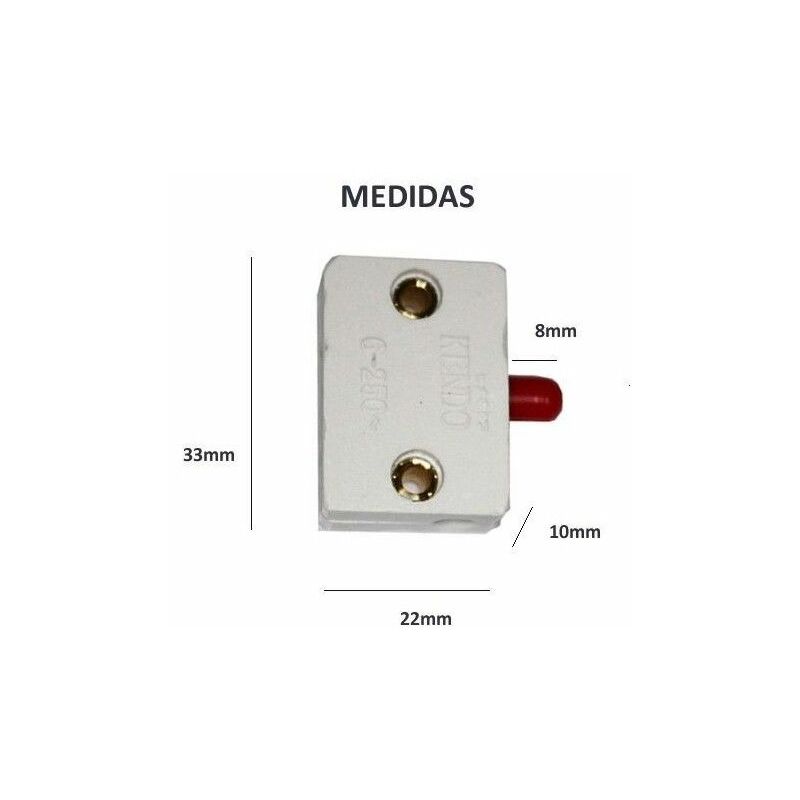 Interruttore a sfera per porta di superficie 1A EDM 45045