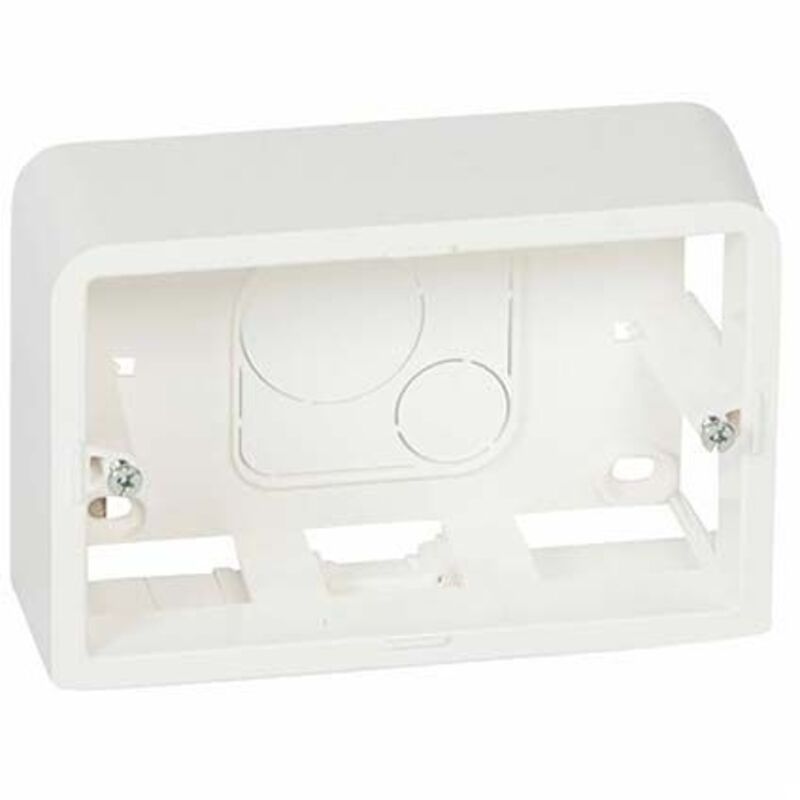 Legrand Celiane – Scatola Da Incasso A Parete 2 Moduli, Finitura Titanio, Per Montaggio Orizzontale O Verticale, Cornice Per Pulsantiere