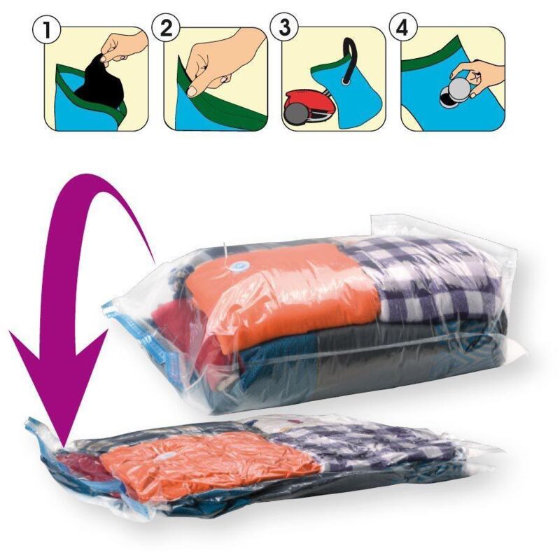 Sacchetti Impermeabili E Antipolvere 12 Sacchetti Sottovuoto - Foto 9