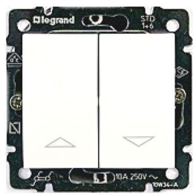 Legrand Valena Life Dugalj 2P+F konnektor csavaros bekötés fehér 753125