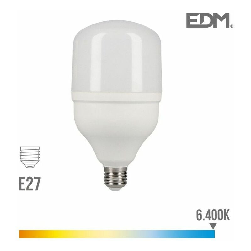 Lampadina LED E27 23W, Luce Bianca Fredda 6000K 2500 LM, Equivalenti a 100- 200W