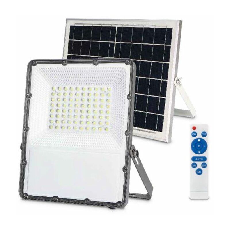 Proiettore solare a led 50w 6500k ip65