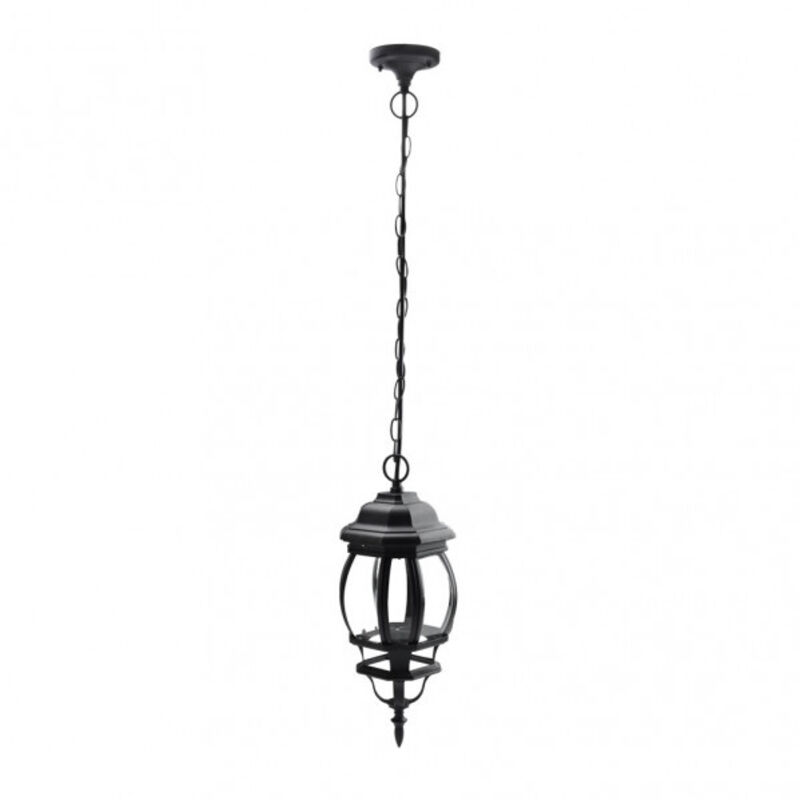 Lampada a sospensione da esterno Maya in grigio scuro IP65, 150 cm