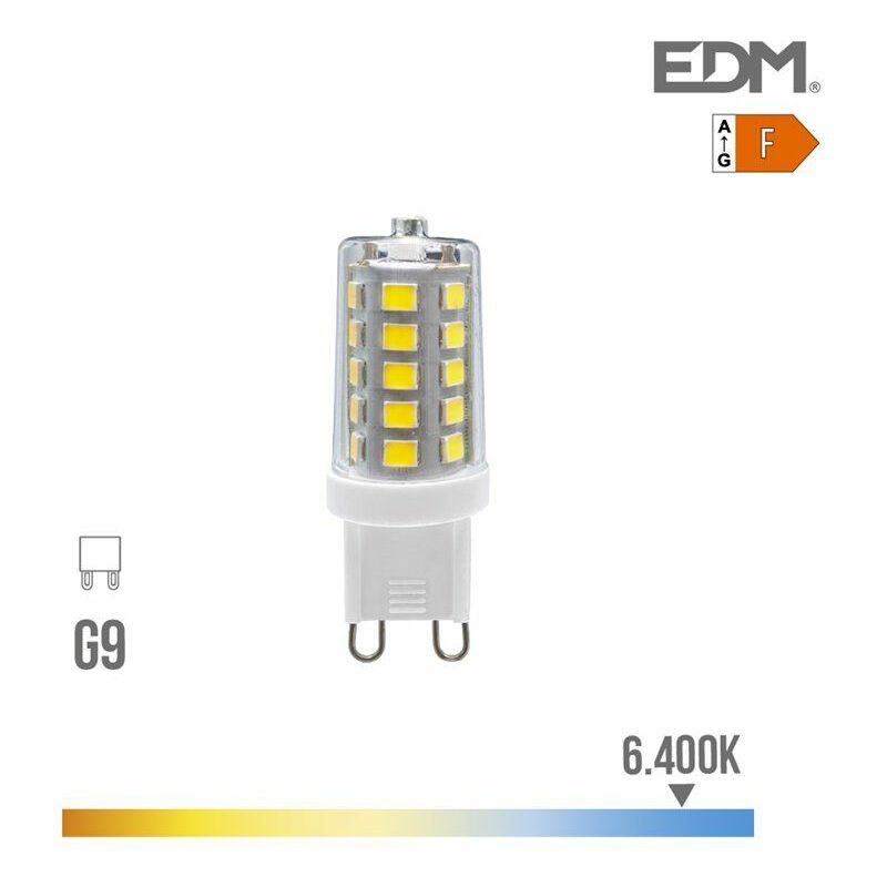 Lampadina LED G9 3W 260lm 6400k dimmerabile luce fredda ø1.65x4.9cm