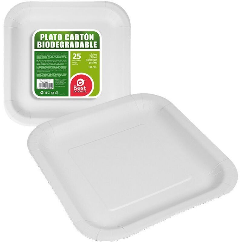 Piatti Quadrati In Bambù Naturally Chic 25+20cm: 50 Pezzi Biodegradabili Per Feste E Buffet Sostenibili