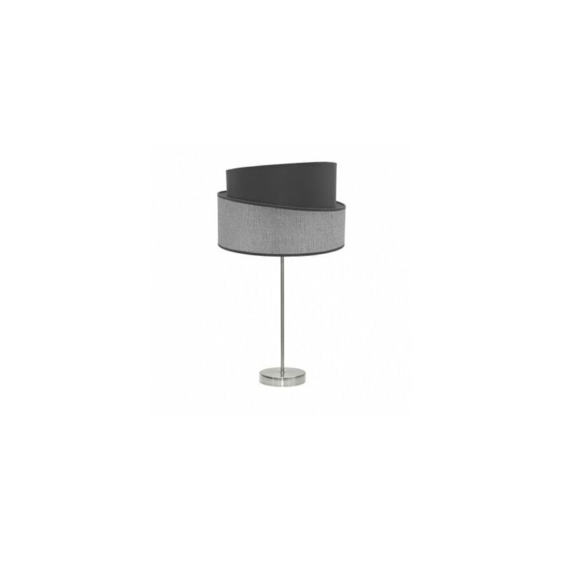 Lampada da Tavolo Alta Hara 1xe27 Nichel/grigio 66x35x35 Cm