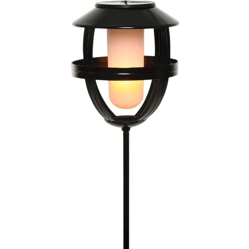 SKU 8689 - Lampada Solare LED A Forma Di Torcia Effetto Fiamma 1W 2200K Confezione 4 Pezzi - Foto 5