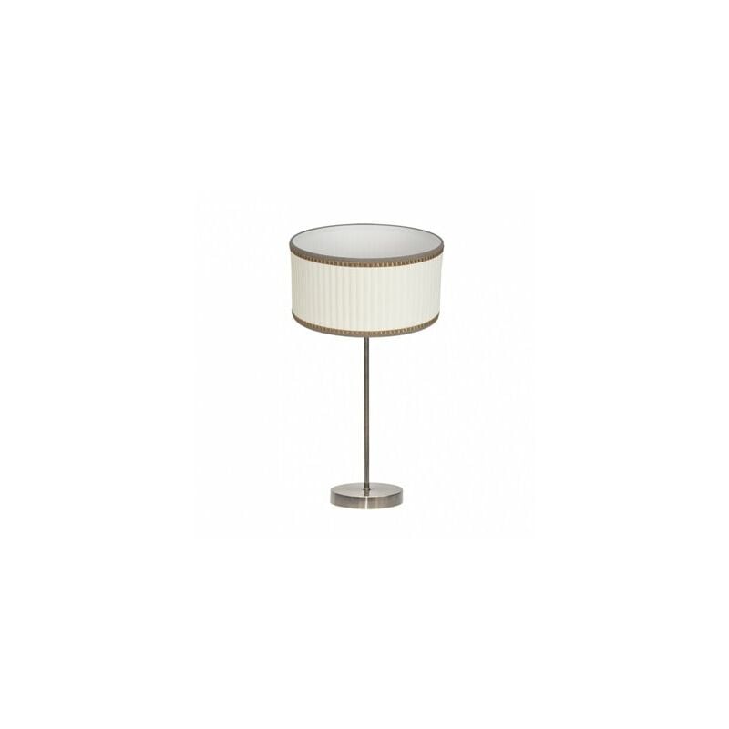 Lampada da Tavolo Alto Soprano 1xe27 Pelle/beige 60x30x30 Cm