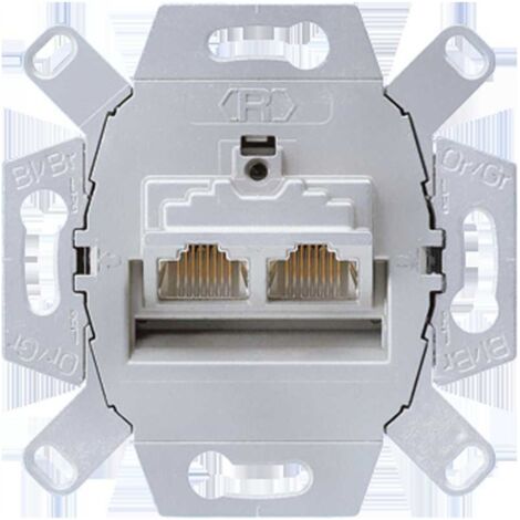 Max Hauri Priamos Network 2x RJ45 Cat. 6 Non Schermato Da Incasso Presa Di Corrente 24569953 - Foto 3
